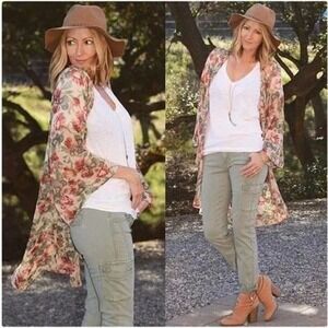 Cabi Jeans Cargo Pants Size 10 Green Slim Leg Sage Utility Stretch Skinny 3048